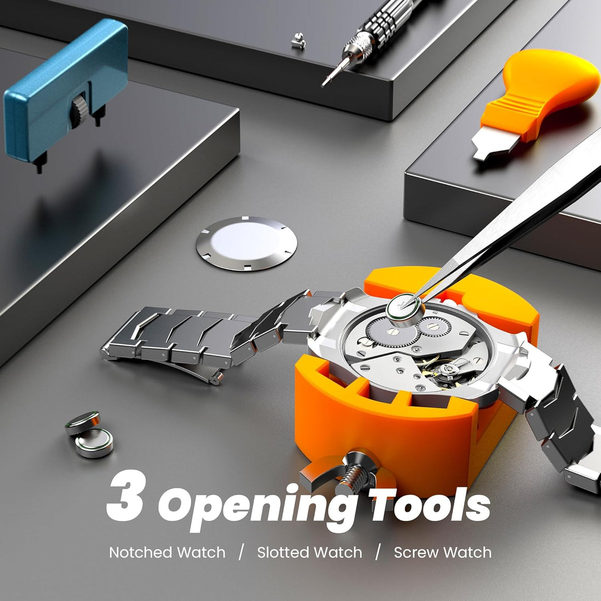 JOREST-Watch battery replacement tool kit